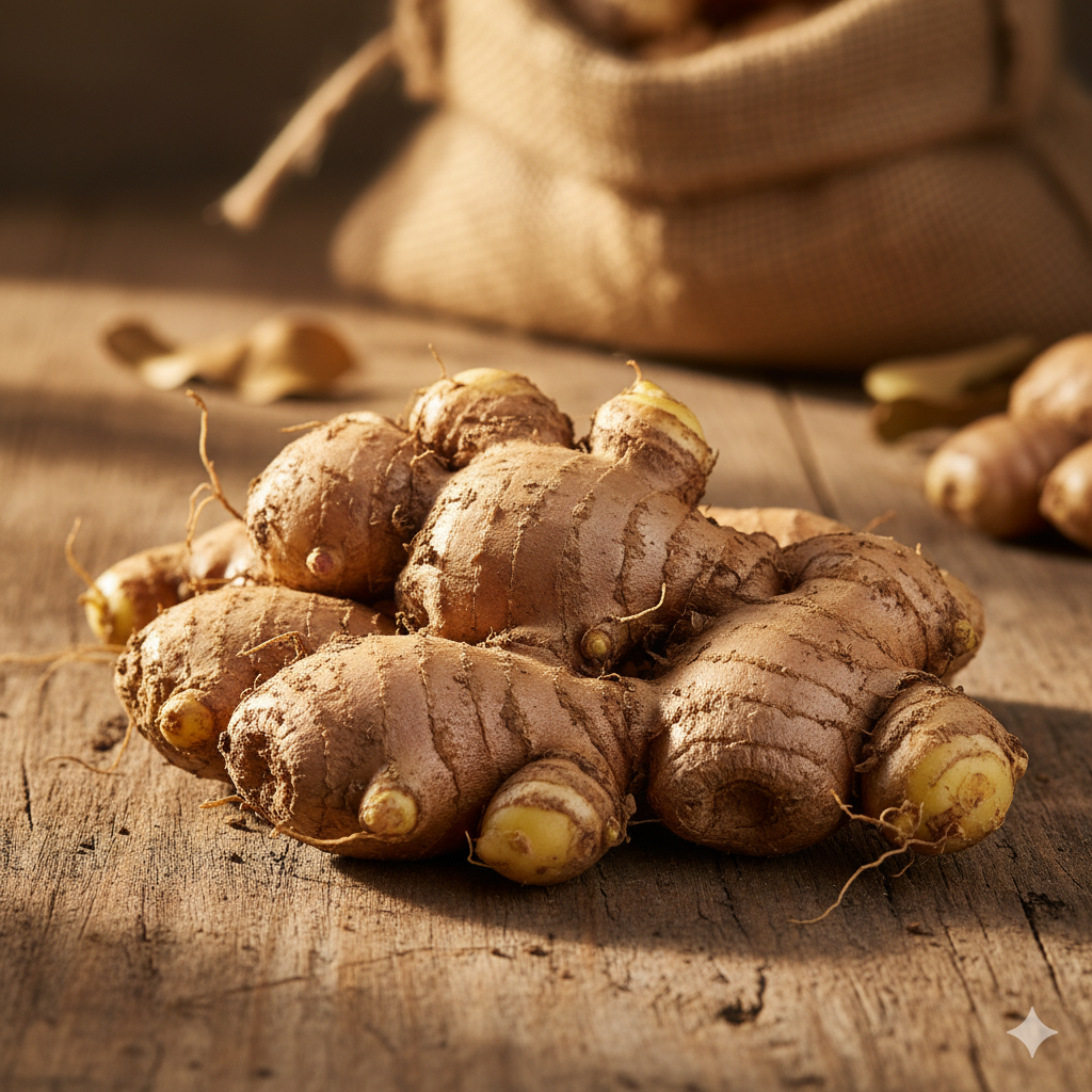 따뜻한 성질의 봉동 생강 원물